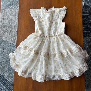 Janie and Jack sparkle holiday dress, girls size 12